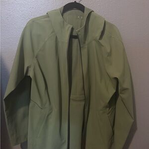 Green Hooded Jacket